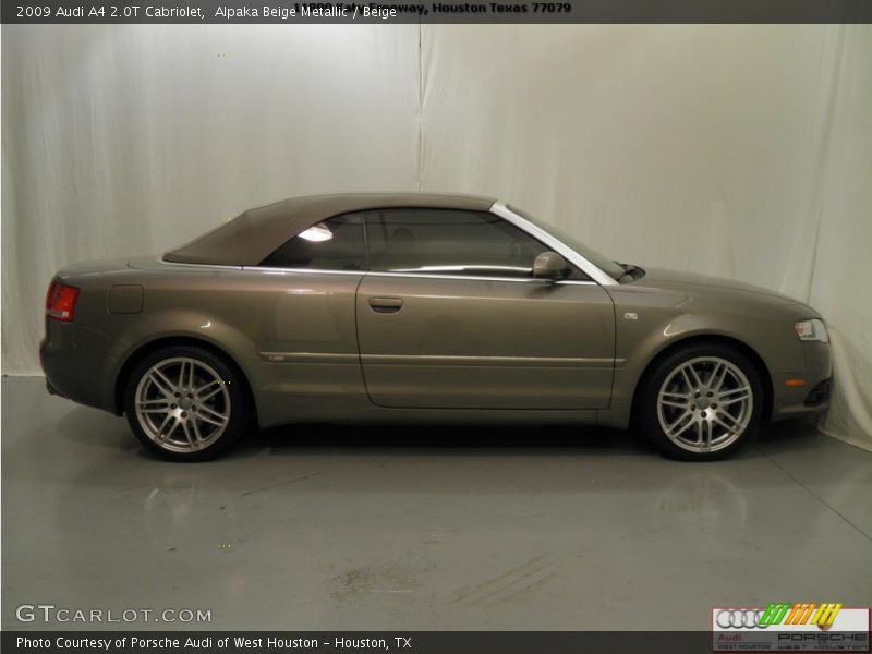 Alpaka Beige Metallic / Beige 2009 Audi A4 2.0T Cabriolet