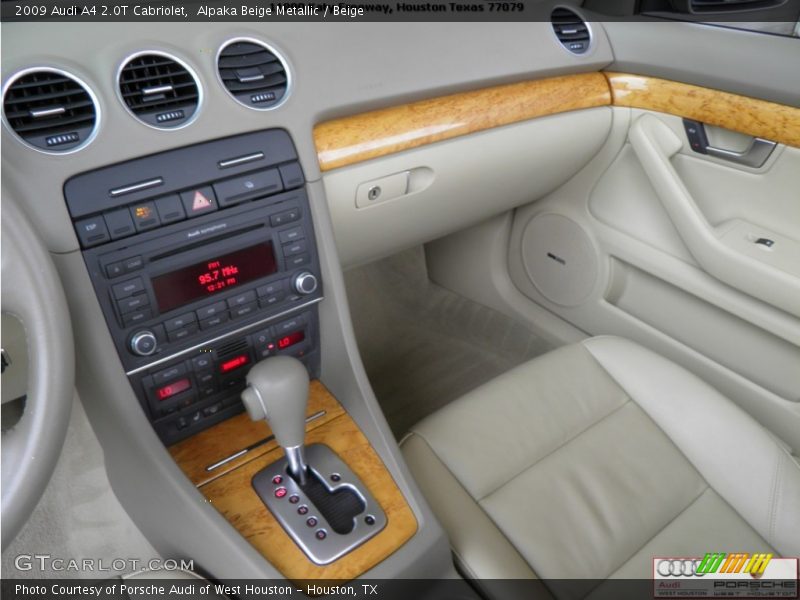 Alpaka Beige Metallic / Beige 2009 Audi A4 2.0T Cabriolet