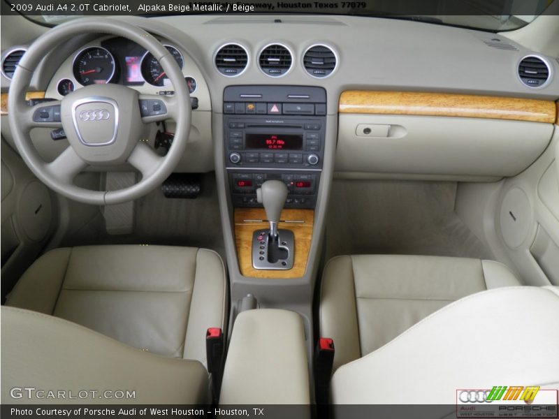 Alpaka Beige Metallic / Beige 2009 Audi A4 2.0T Cabriolet