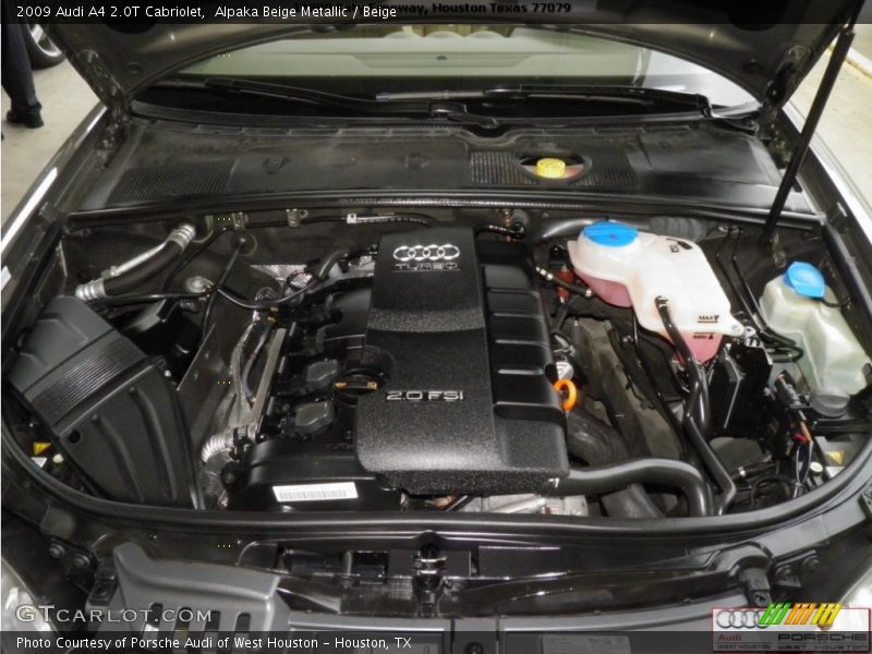 Alpaka Beige Metallic / Beige 2009 Audi A4 2.0T Cabriolet