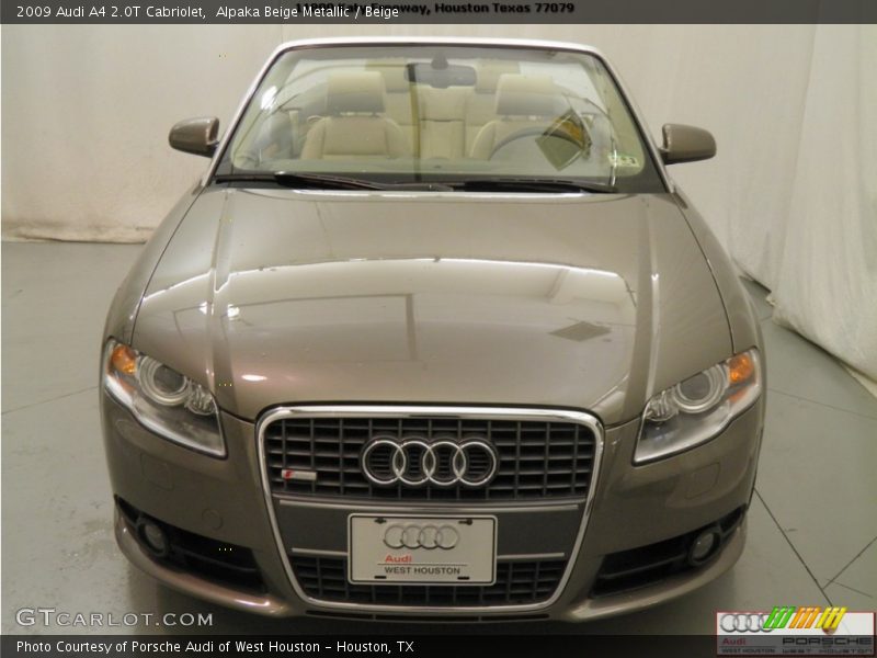Alpaka Beige Metallic / Beige 2009 Audi A4 2.0T Cabriolet