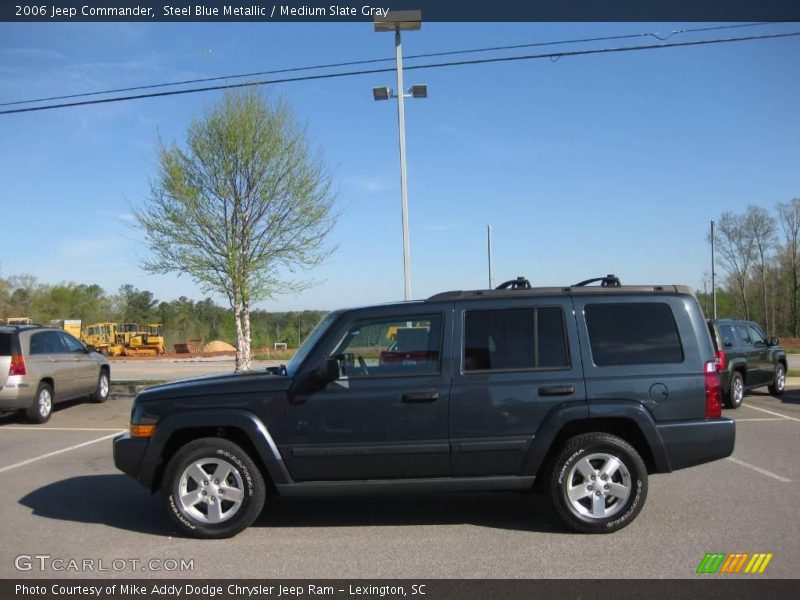 Steel Blue Metallic / Medium Slate Gray 2006 Jeep Commander