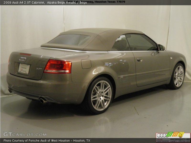 Alpaka Beige Metallic / Beige 2009 Audi A4 2.0T Cabriolet