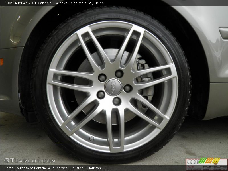 Alpaka Beige Metallic / Beige 2009 Audi A4 2.0T Cabriolet