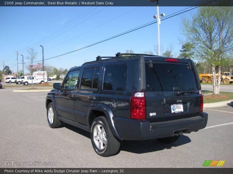 Steel Blue Metallic / Medium Slate Gray 2006 Jeep Commander
