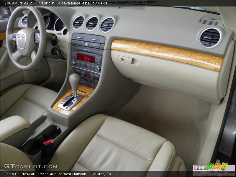 Alpaka Beige Metallic / Beige 2009 Audi A4 2.0T Cabriolet
