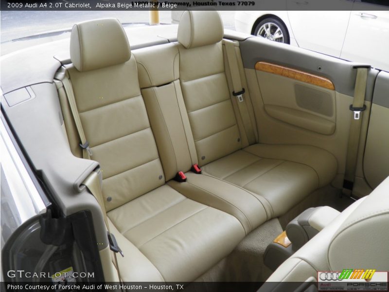 Alpaka Beige Metallic / Beige 2009 Audi A4 2.0T Cabriolet