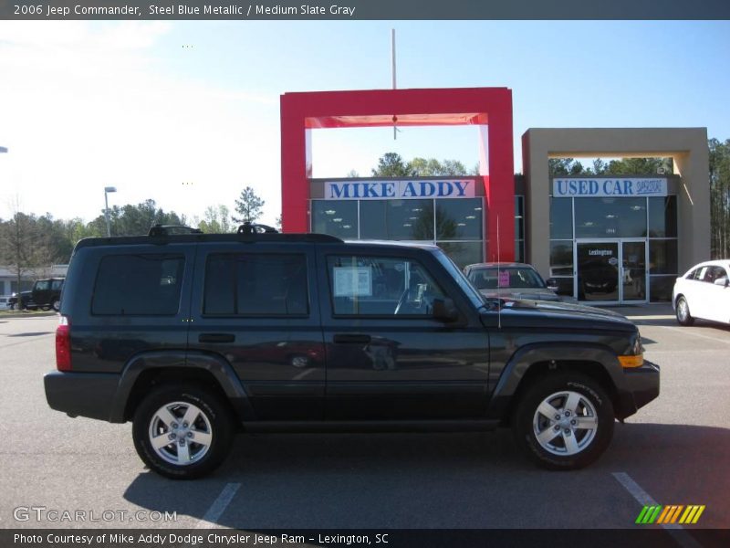 Steel Blue Metallic / Medium Slate Gray 2006 Jeep Commander
