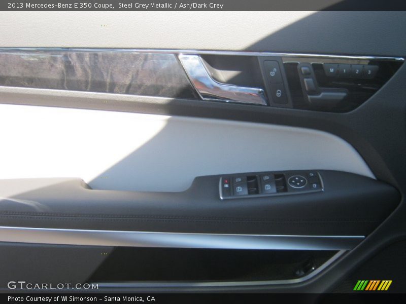 Steel Grey Metallic / Ash/Dark Grey 2013 Mercedes-Benz E 350 Coupe