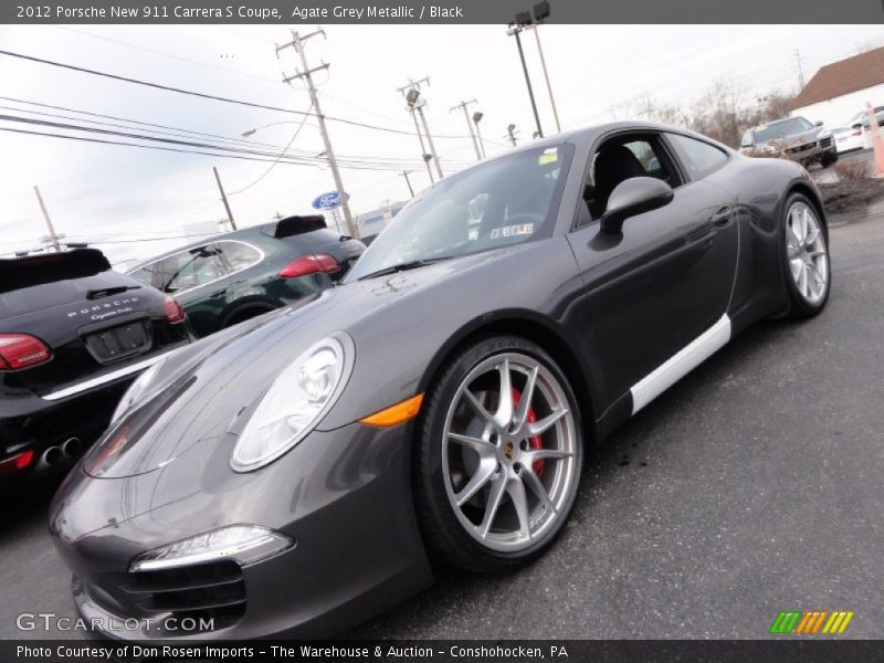 Agate Grey Metallic / Black 2012 Porsche New 911 Carrera S Coupe