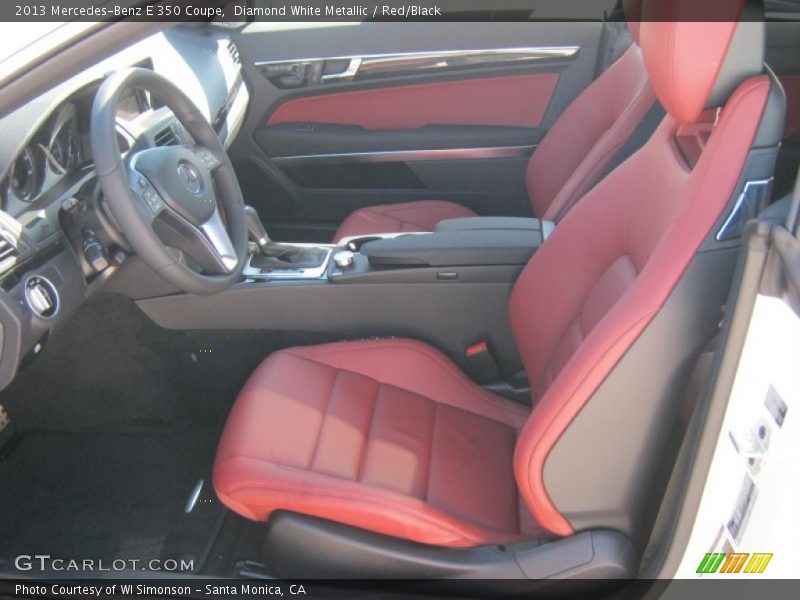 2013 E 350 Coupe Red/Black Interior
