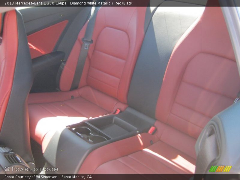  2013 E 350 Coupe Red/Black Interior