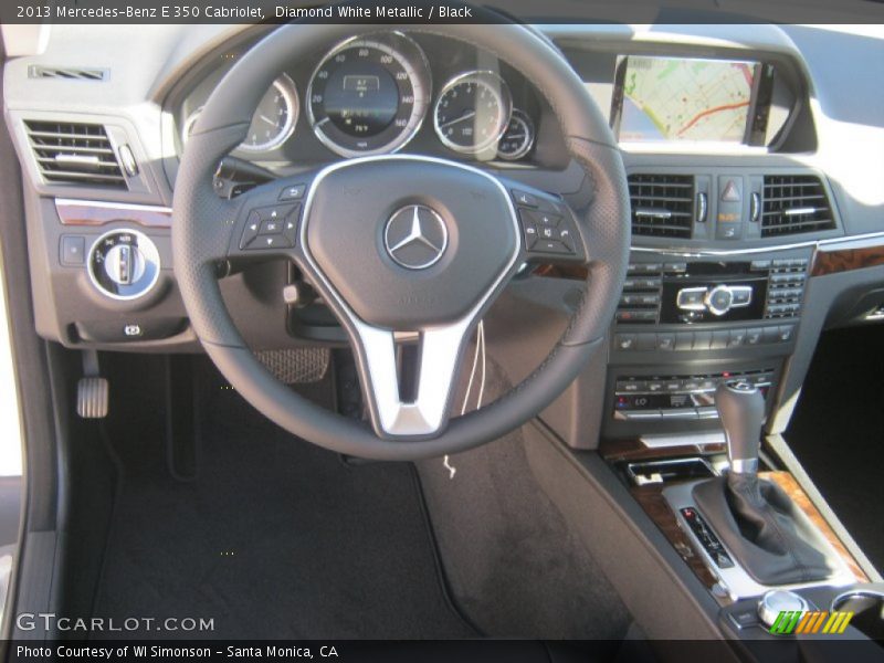 Diamond White Metallic / Black 2013 Mercedes-Benz E 350 Cabriolet