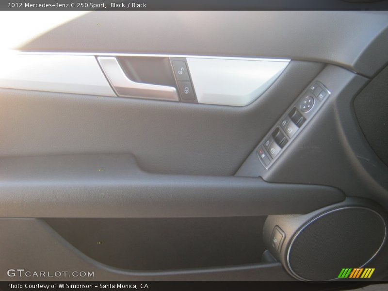 Black / Black 2012 Mercedes-Benz C 250 Sport