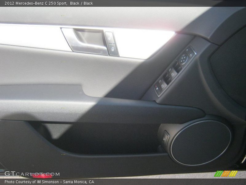 Black / Black 2012 Mercedes-Benz C 250 Sport