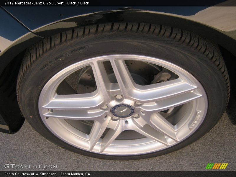 Black / Black 2012 Mercedes-Benz C 250 Sport