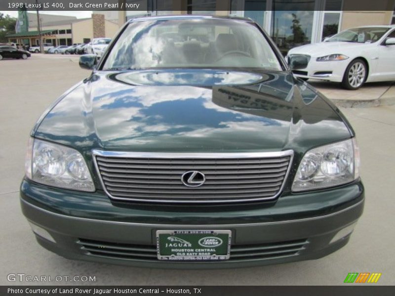 Dark Green Pearl / Ivory 1998 Lexus LS 400