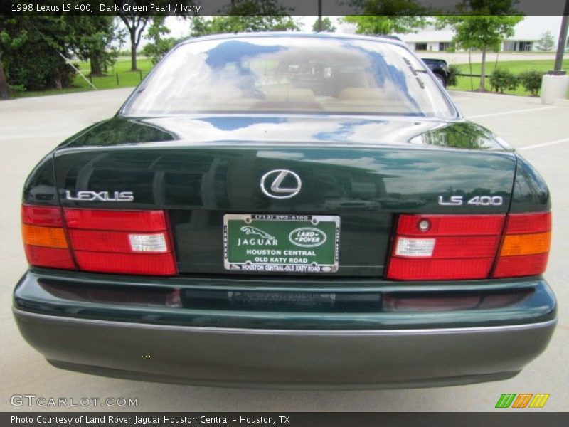 Dark Green Pearl / Ivory 1998 Lexus LS 400