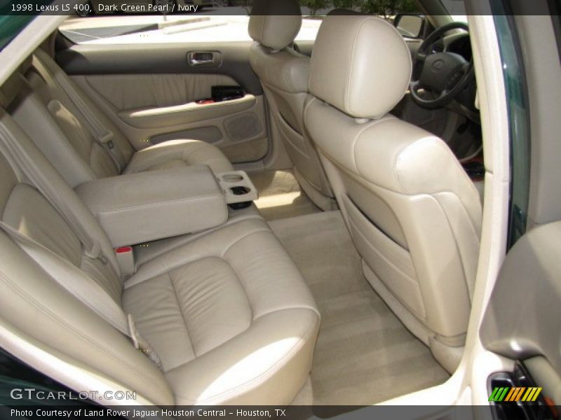 Dark Green Pearl / Ivory 1998 Lexus LS 400