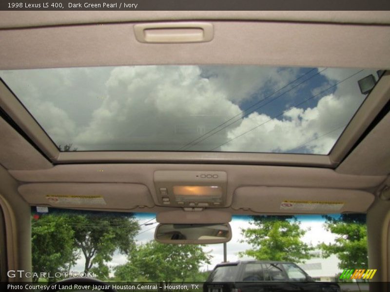 Dark Green Pearl / Ivory 1998 Lexus LS 400
