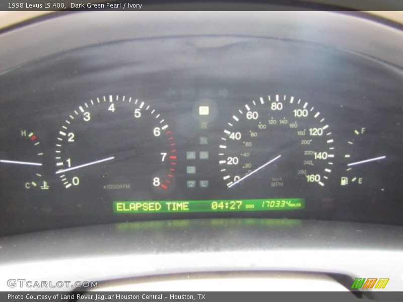 Dark Green Pearl / Ivory 1998 Lexus LS 400