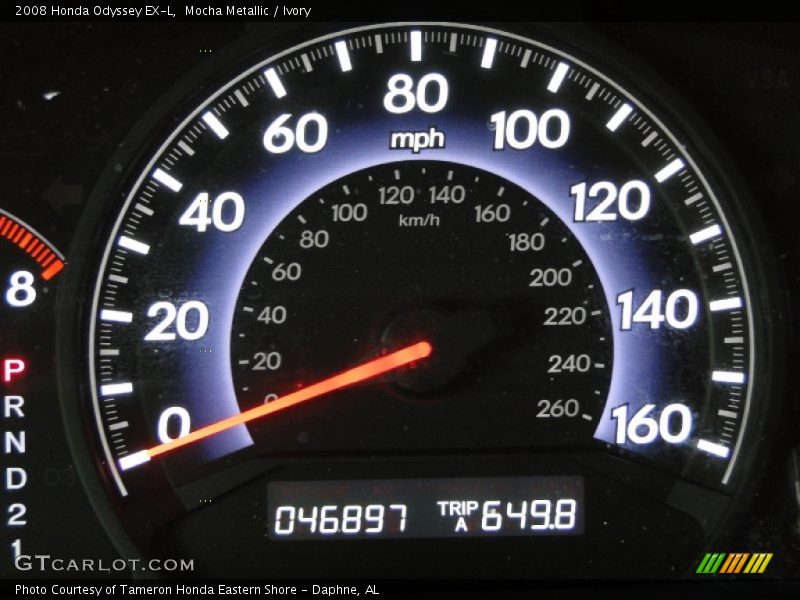 Mocha Metallic / Ivory 2008 Honda Odyssey EX-L