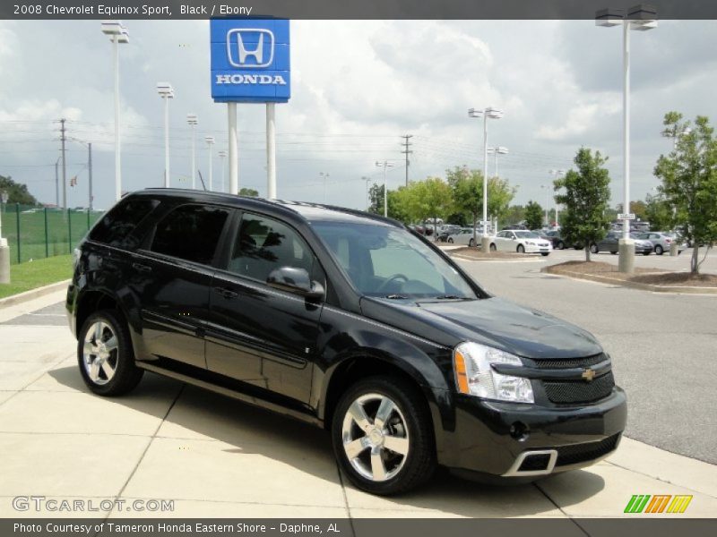 Black / Ebony 2008 Chevrolet Equinox Sport