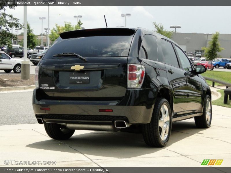 Black / Ebony 2008 Chevrolet Equinox Sport