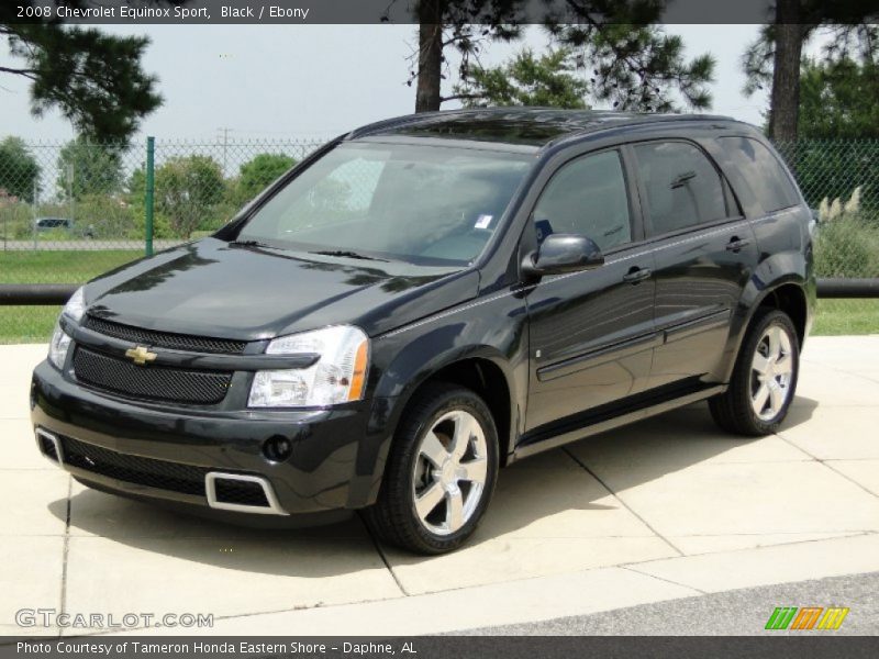 Black / Ebony 2008 Chevrolet Equinox Sport