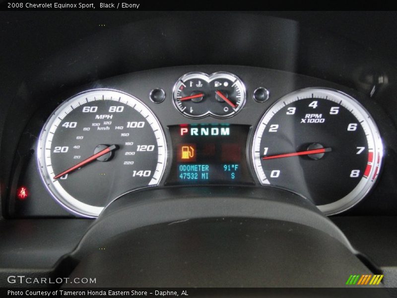 Black / Ebony 2008 Chevrolet Equinox Sport