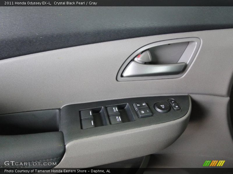 Crystal Black Pearl / Gray 2011 Honda Odyssey EX-L