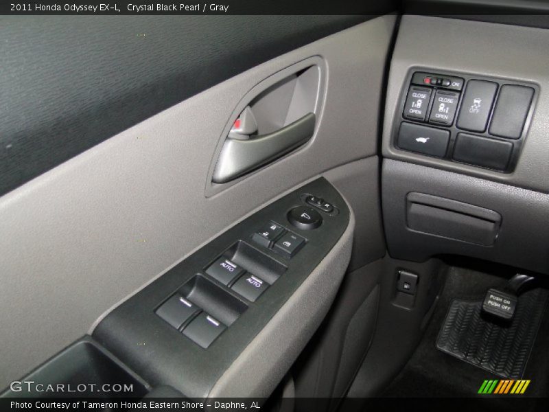 Crystal Black Pearl / Gray 2011 Honda Odyssey EX-L