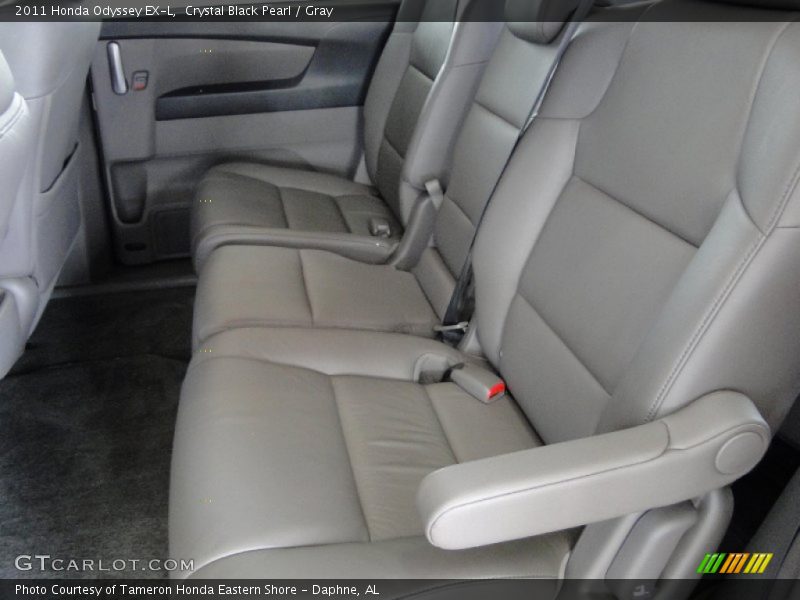 Crystal Black Pearl / Gray 2011 Honda Odyssey EX-L