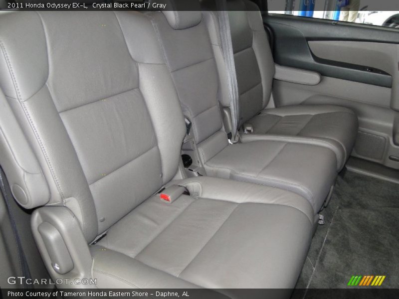 Crystal Black Pearl / Gray 2011 Honda Odyssey EX-L