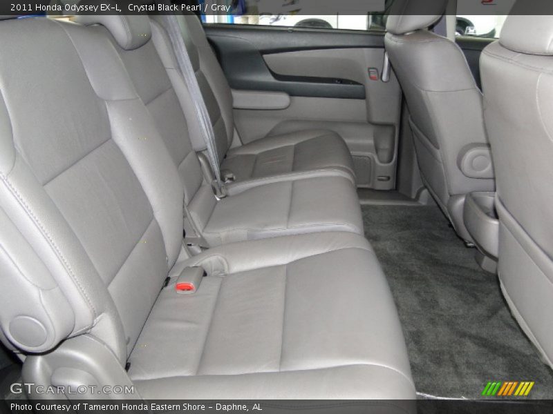 Crystal Black Pearl / Gray 2011 Honda Odyssey EX-L