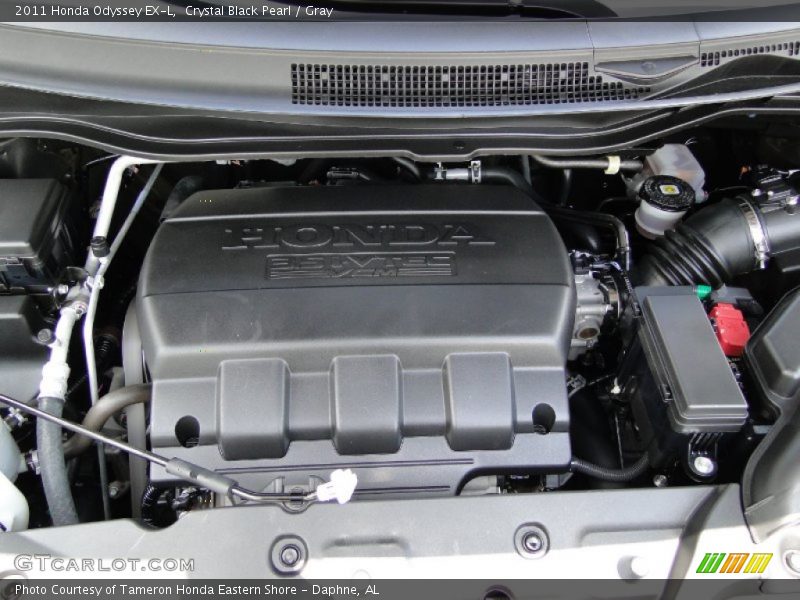 Crystal Black Pearl / Gray 2011 Honda Odyssey EX-L