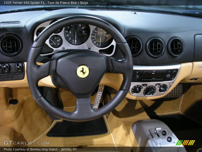 2005 Ferrari 360 Spider F1 in Tour de France Blue / Beige, Steering Wheel - 2005 Ferrari 360 Spider F1