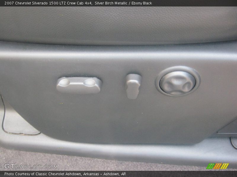 Silver Birch Metallic / Ebony Black 2007 Chevrolet Silverado 1500 LTZ Crew Cab 4x4