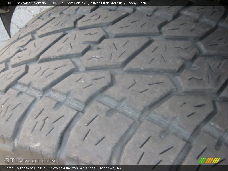 Silver Birch Metallic / Ebony Black 2007 Chevrolet Silverado 1500 LTZ Crew Cab 4x4