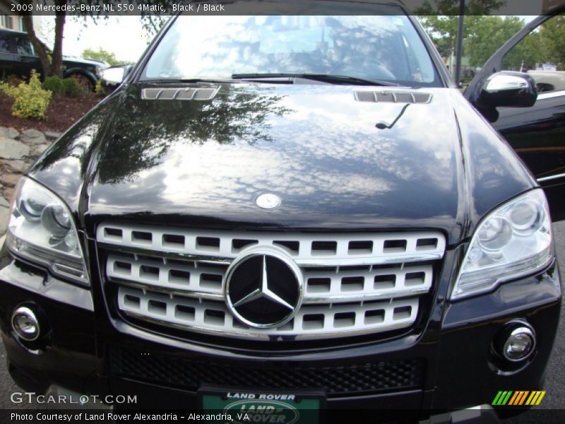 Black / Black 2009 Mercedes-Benz ML 550 4Matic
