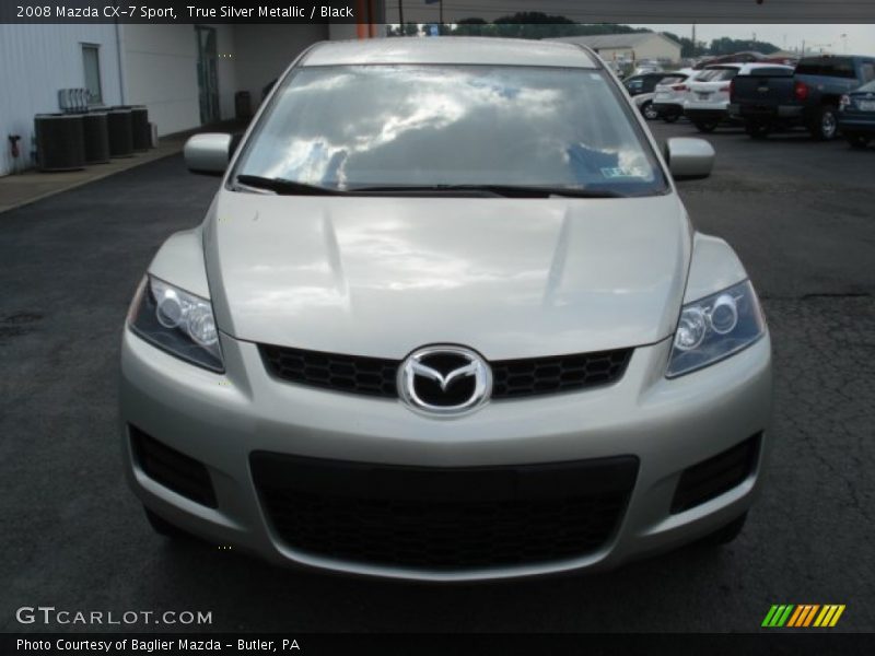 True Silver Metallic / Black 2008 Mazda CX-7 Sport