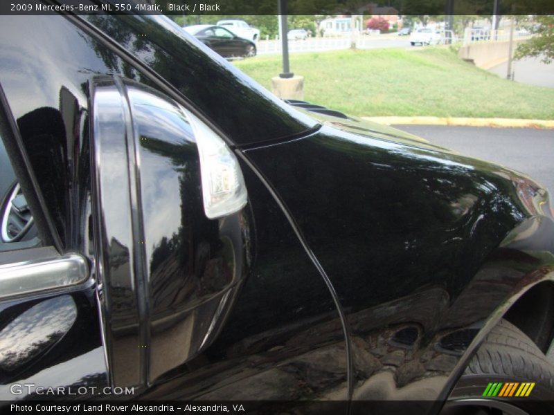 Black / Black 2009 Mercedes-Benz ML 550 4Matic