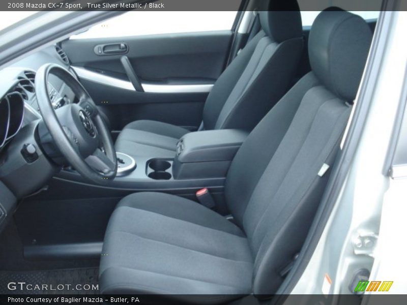 True Silver Metallic / Black 2008 Mazda CX-7 Sport