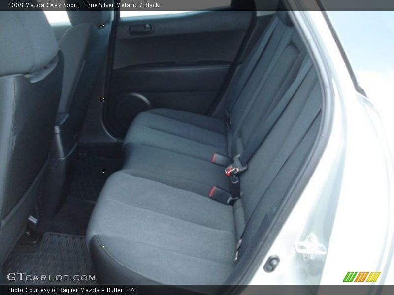 True Silver Metallic / Black 2008 Mazda CX-7 Sport