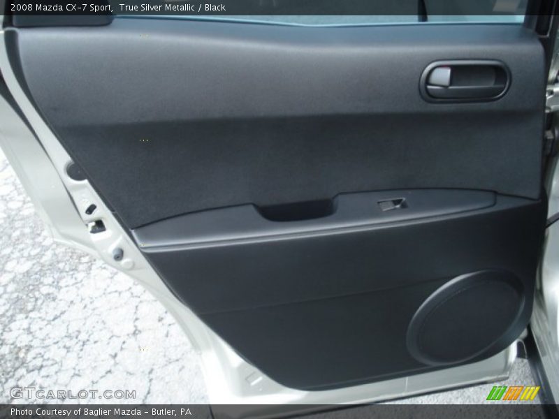True Silver Metallic / Black 2008 Mazda CX-7 Sport