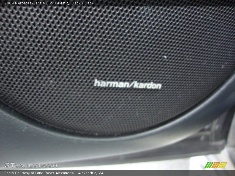 Black / Black 2009 Mercedes-Benz ML 550 4Matic