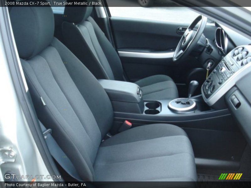 True Silver Metallic / Black 2008 Mazda CX-7 Sport