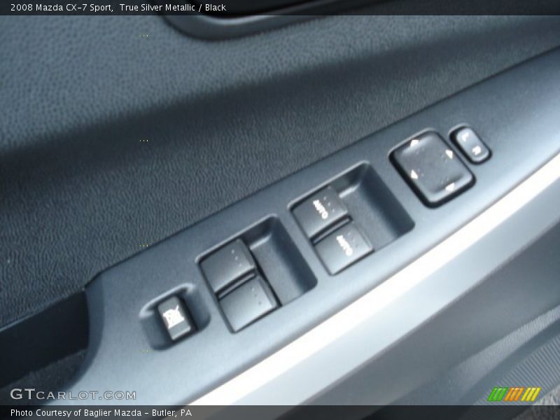 True Silver Metallic / Black 2008 Mazda CX-7 Sport