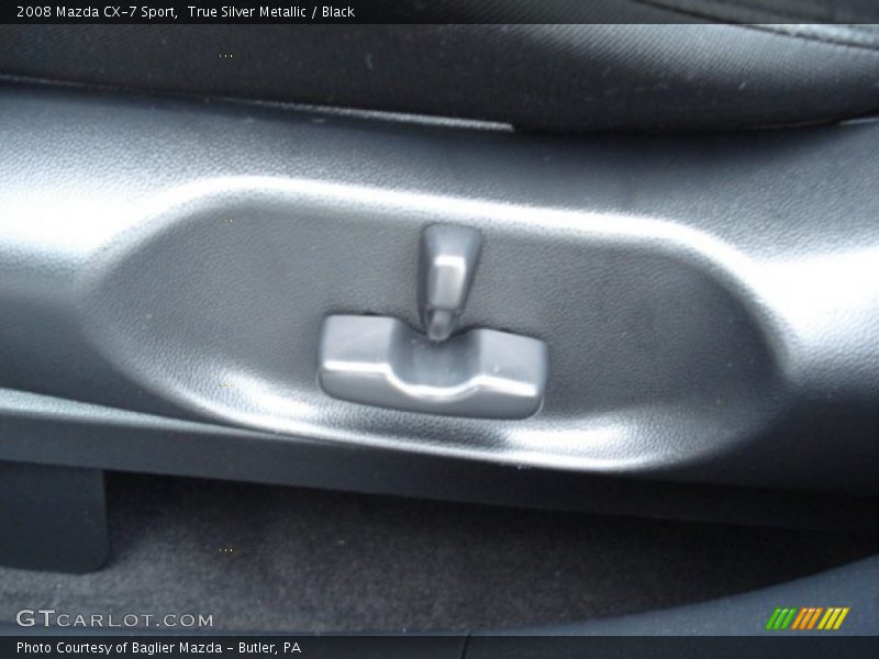 True Silver Metallic / Black 2008 Mazda CX-7 Sport