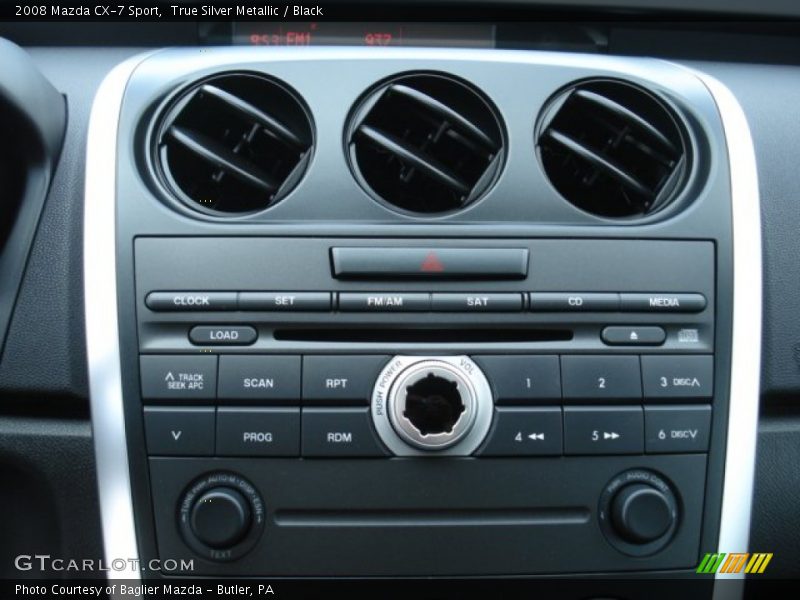 True Silver Metallic / Black 2008 Mazda CX-7 Sport